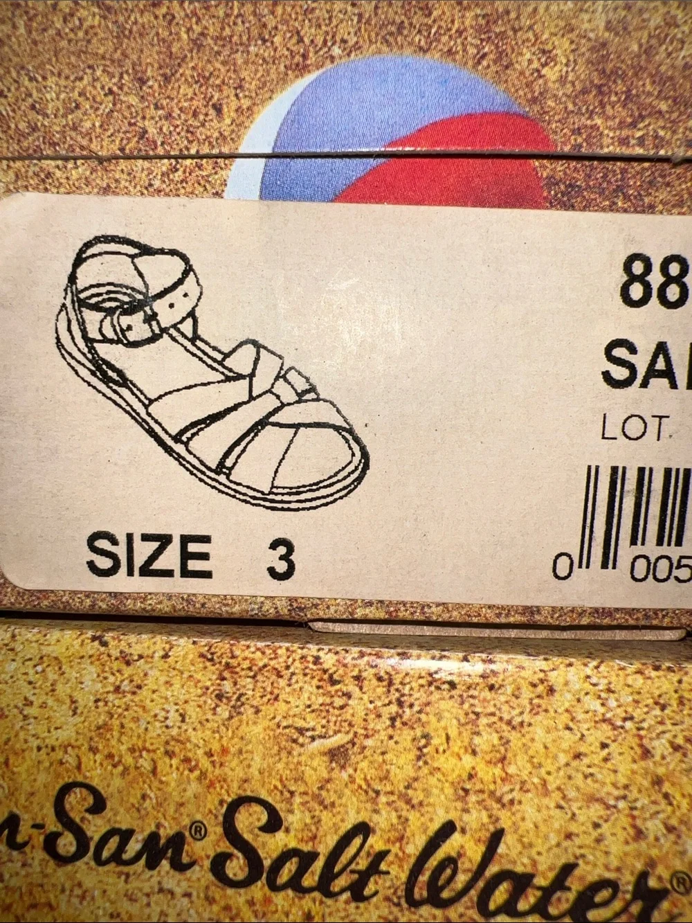 AUTH NIB Salt Water the Original Sandal Toddler Little Kids BROWN